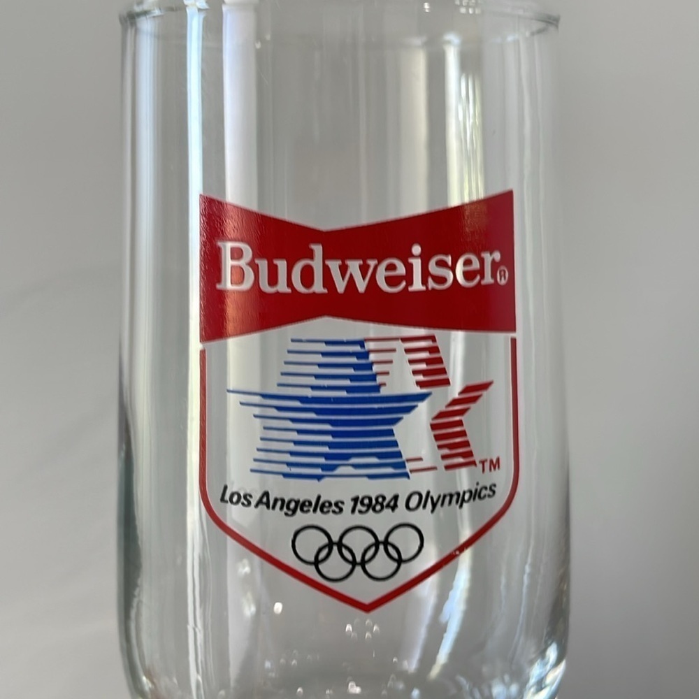 *Vintage* Budweiser Olympics 1984 glass set, Classic Dining Glasses